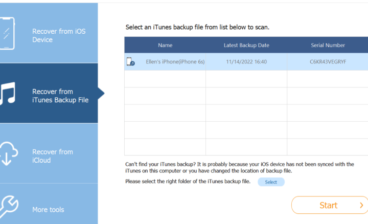 2024 cozuldu itunes yedekleme dosyalarini secerek goruntuleme
