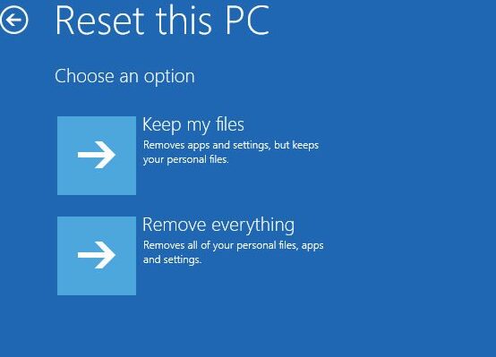 6 adim adim yol windows 10u parola olmadan fabrika ayarlarina sifirlama