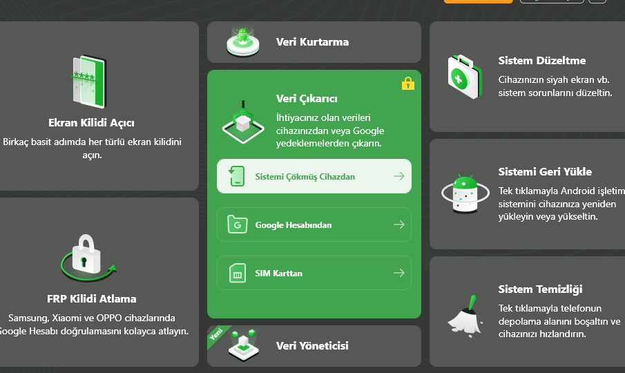 6de kirik ekranli samsung galaxy s2024dan dosya kurtarma