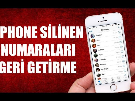 iphoneda silinen telefon numaralarini geri getirmenin 3 etkili yolu