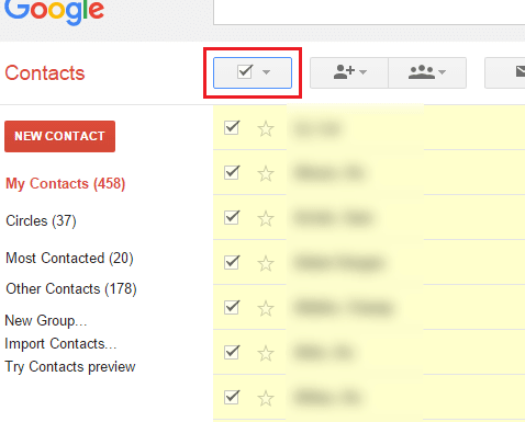 sadece birkac dakikada google kisileri nasil silinir