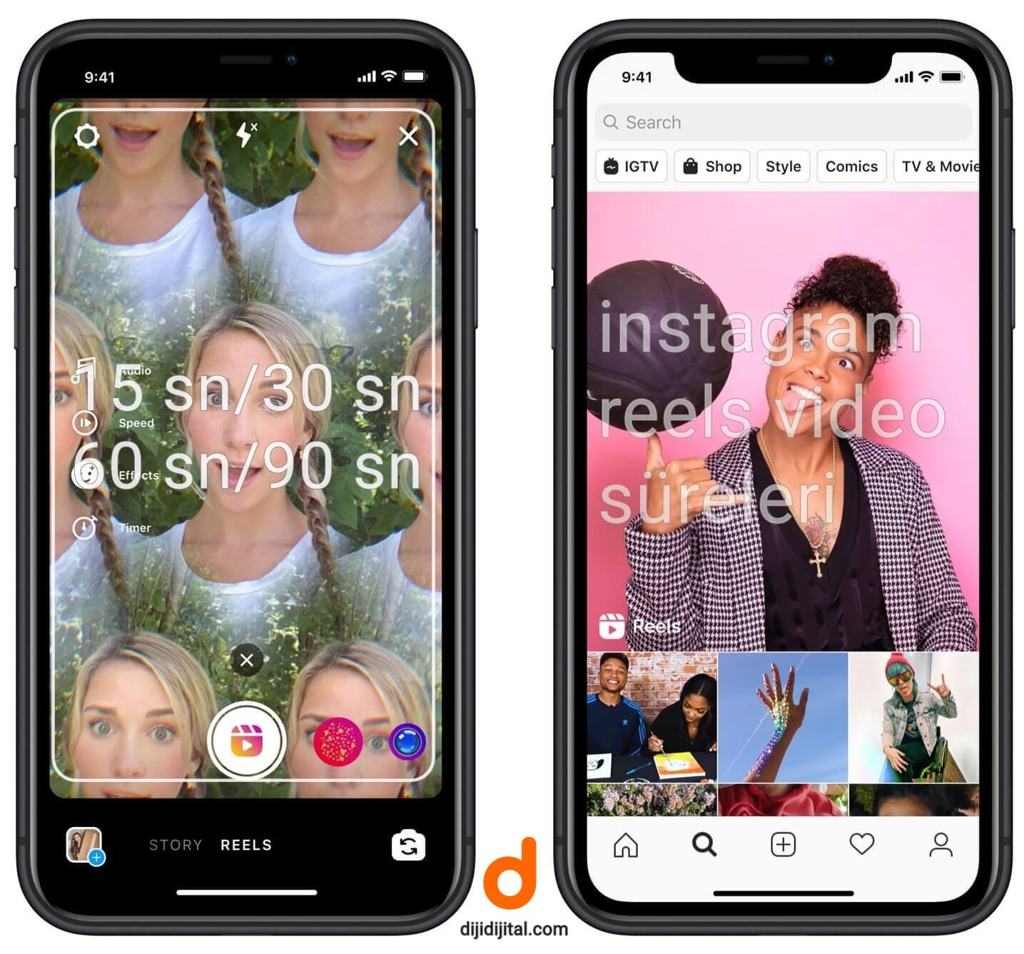 Instagram reels sureleri temsili gorseli