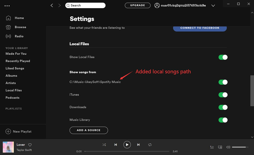 add local file path