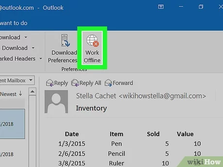 v4 460px Disable E2809CWork OfflineE2809D in Outlook Step 5.jpg